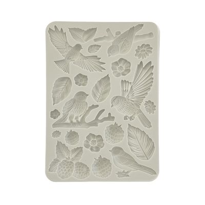 Stamperia - Forest - A5 Silicone Mould - Birds
