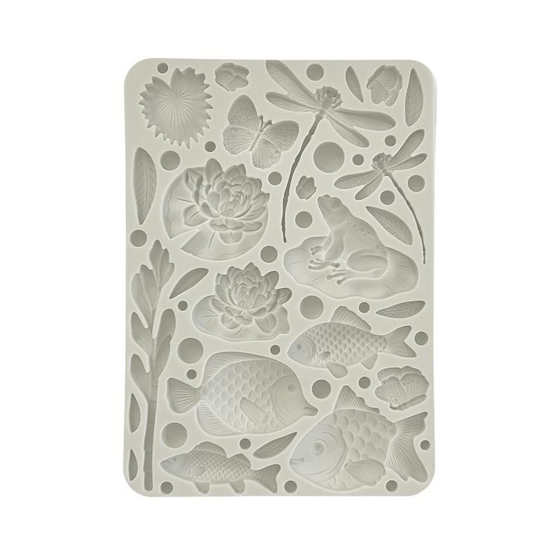 Stamperia - Forest - A5 Silicone Mould - Fish and Dragonfly