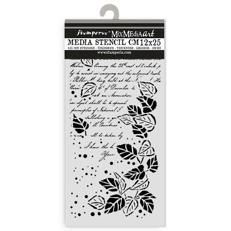Stamperia - Golden Harmony - Thick Stencil - Letter