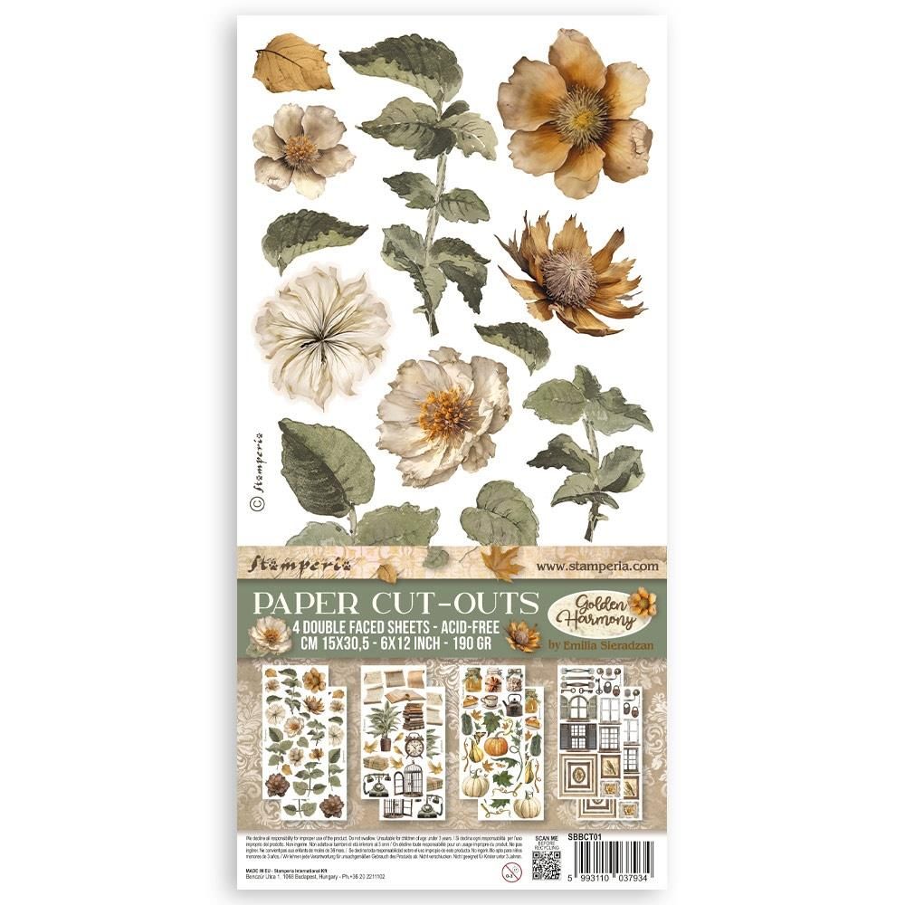 Stamperia - Golden Harmony - Paper Double-sided Cut Outs