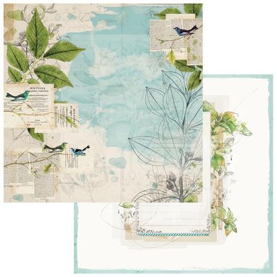 49 and Market - Birdsong - 12&quot;x12&quot; Double-sided Paper - Cheerful Chatter