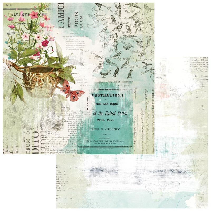 49 and Market - Birdsong - 12&quot;x12&quot; Double-sided Paper - Trilling Moments