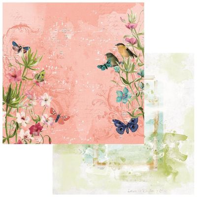 49 and Market - Birdsong - 12&quot;x12&quot; Double-sided Paper - Songs Of Hope
