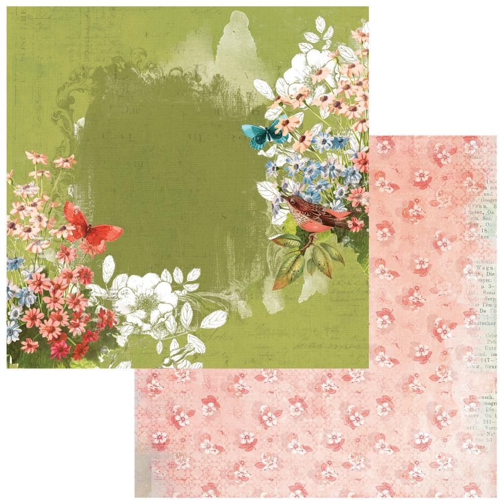 49 and Market - Birdsong - 12&quot;x12&quot; Double-sided Paper - Chirps Of Beauty