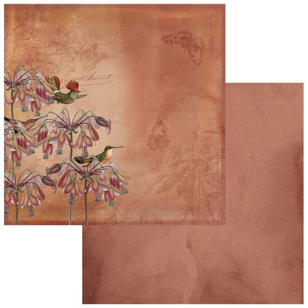 49 and Market - Terracotta - 12x12&quot; Double-sided Paper - #5