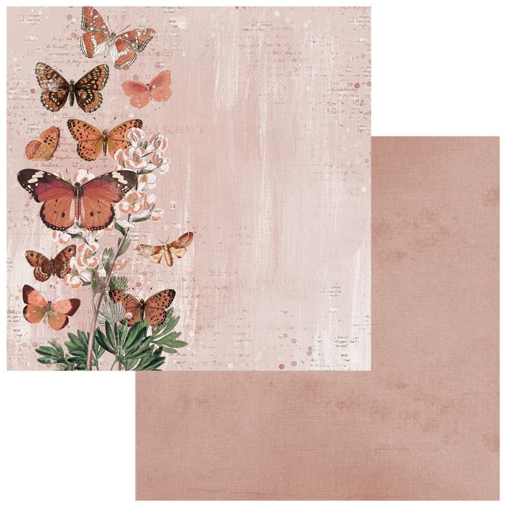 49 and Market - Terracotta - 12x12&quot; Double-sided Paper - #4