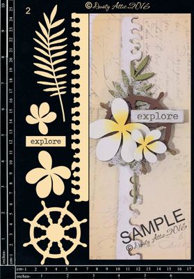 Dusty Attic - Chipboard - Seaside/Nautical - Creative Layers #2