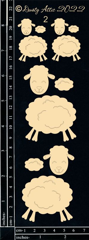 Dusty Attic - Chipboard - Farming/Country  - Sheep #2