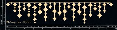 Dusty Attic - Chipboard - Decorative  -  Gem Drop Border