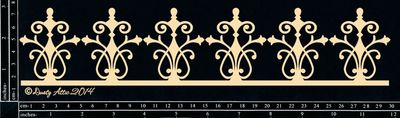 Dusty Attic - Chipboard - Decorative  -  French Flourish Border