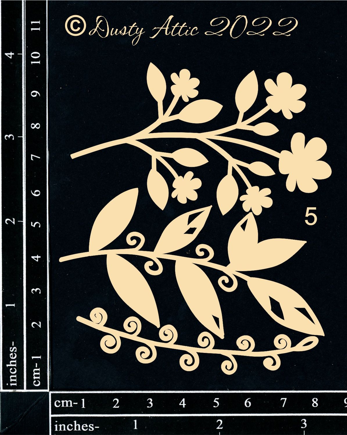 Dusty Attic - Chipboard - Nature - Botanic Mix #5