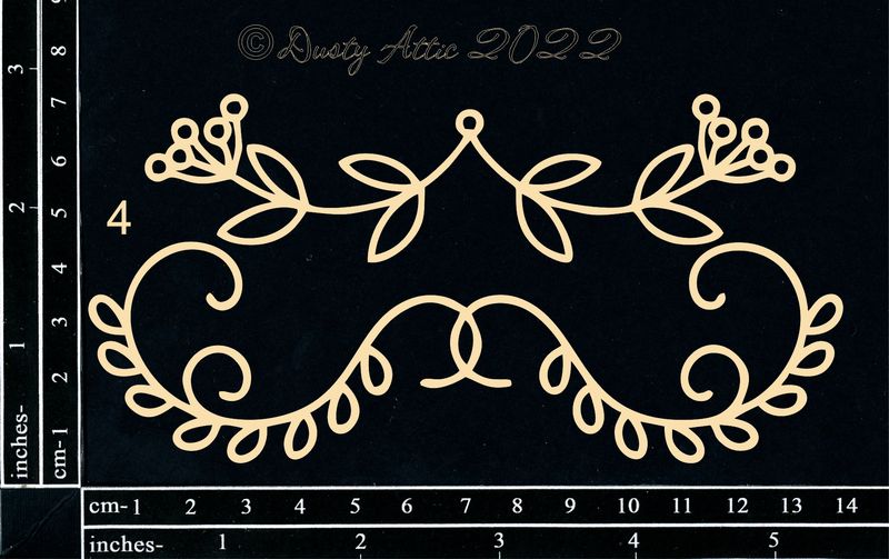 Dusty Attic - Chipboard - Nature - Botanic Runner #4