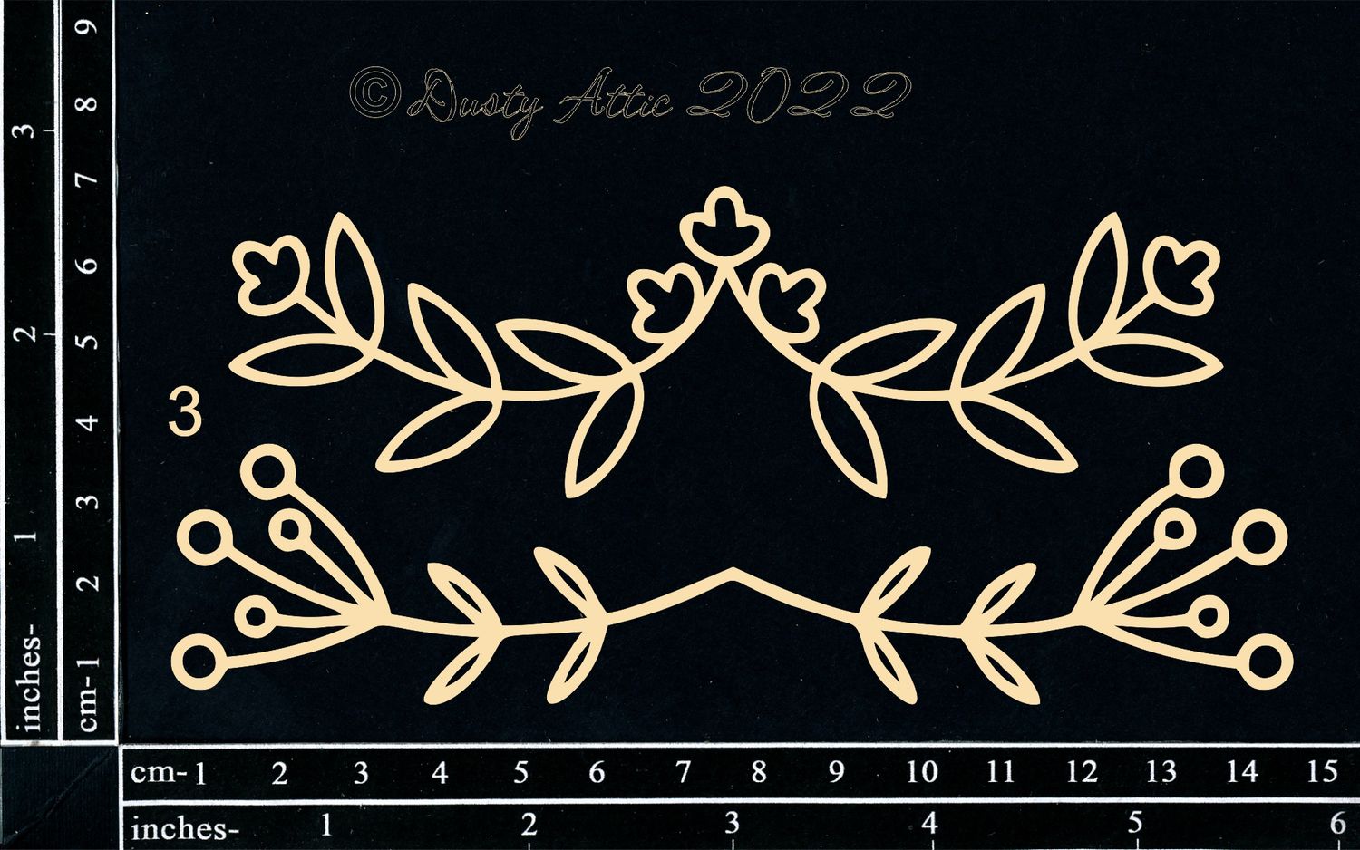 Dusty Attic - Chipboard - Nature - Botanic Runner #3
