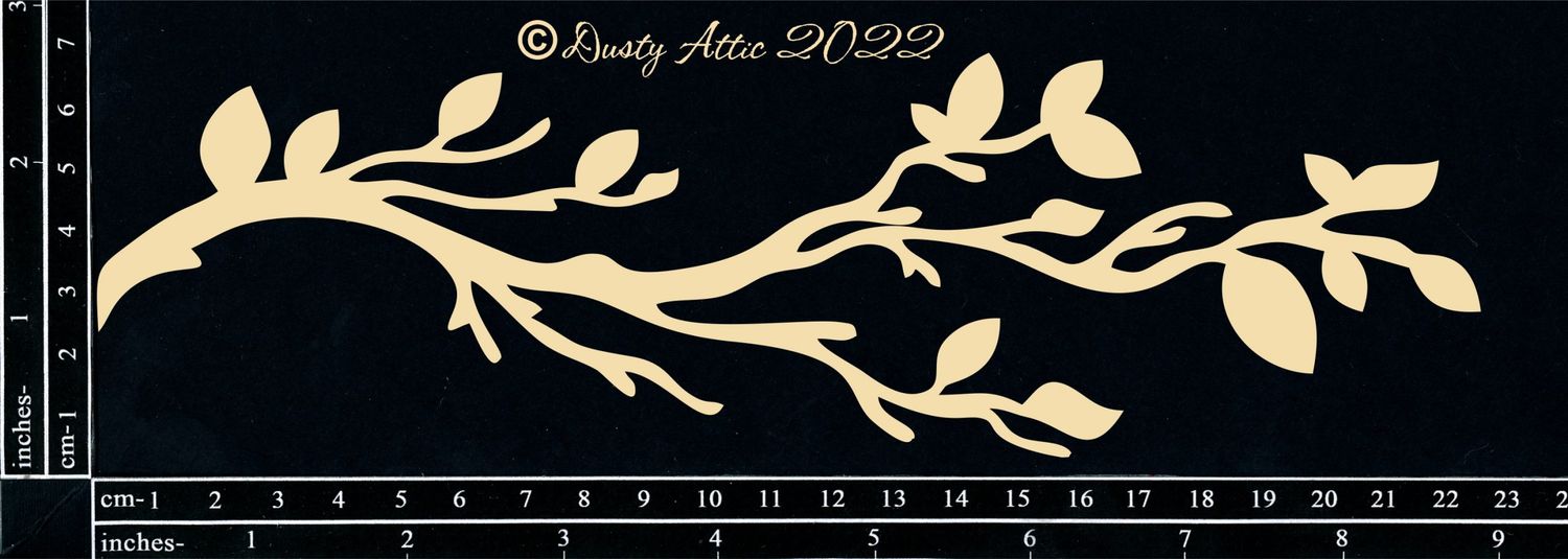 Dusty Attic - Chipboard - Nature - Branch #4
