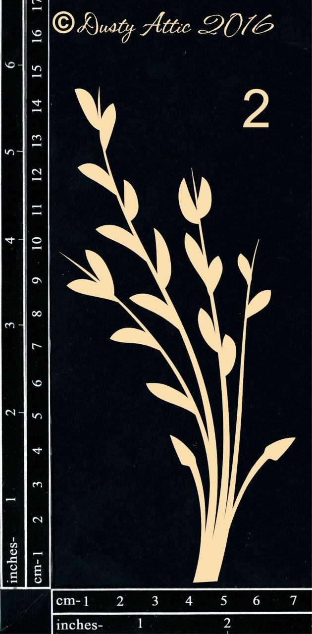 Dusty Attic - Chipboard - Nature - Seagrass #2