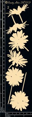 Dusty Attic - Chipboard - Nature - Daisies #2