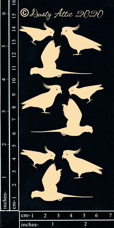 Dusty Attic - Chipboard - Nature - Birds #4