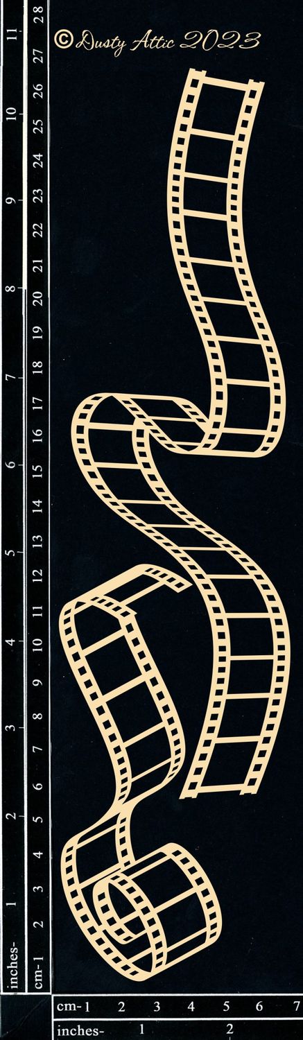 Dusty Attic - Chipboard -  Photographic - Filmstrips #2