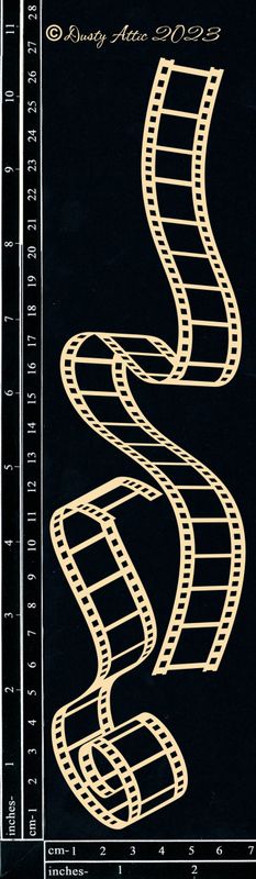 Dusty Attic - Chipboard -  Photographic - Filmstrips #2
