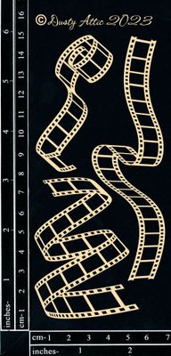 Dusty Attic - Chipboard -  Photographic - Mini Filmstrips #2