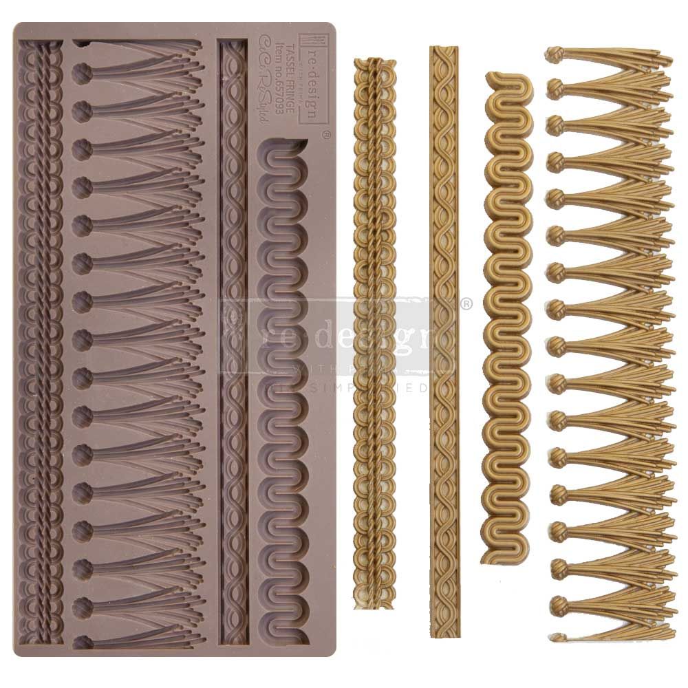 Prima Marketing - Re-Design - 5&quot;x10&quot; Silicone Mould - Tassel Fringe