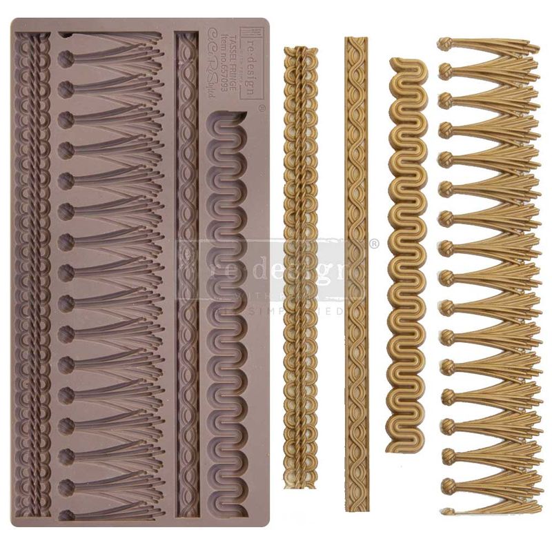 Prima Marketing - Re-Design - 5&quot;x10&quot; Silicone Mould - Tassel Fringe
