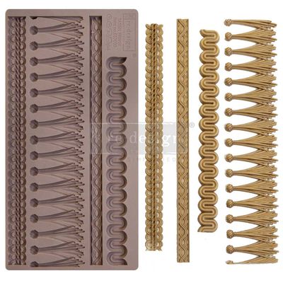 Prima Marketing - Re-Design - 5&quot;x10&quot; Silicone Mould - Tassel Fringe