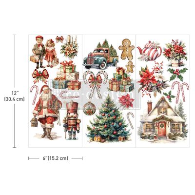 Prima Marketing - Re-Design - Small Decor Transfer - Joyful Jingles