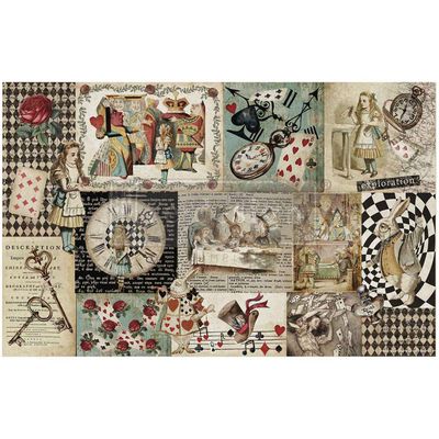 Prima Marketing - Re-Design - Decor Decoupage Tissue Paper - Curious Journey