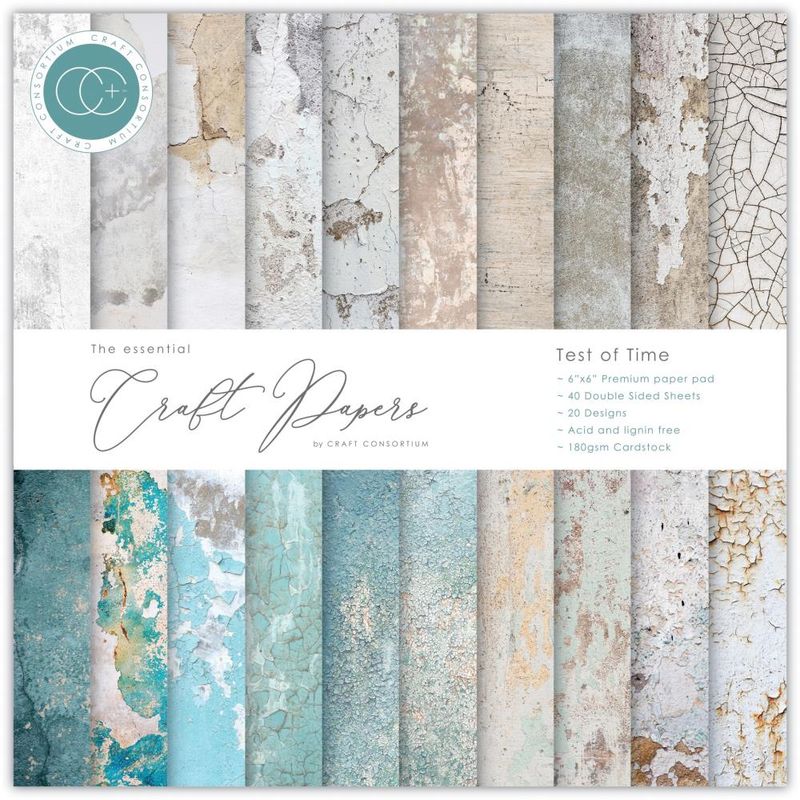 Craft Consortium - Test Of Times - 6&quot;x6&quot; Double-sided Paper Pad 