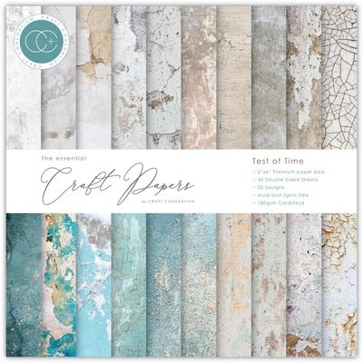 Craft Consortium - Test Of Times - 6&quot;x6&quot; Double-sided Paper Pad 