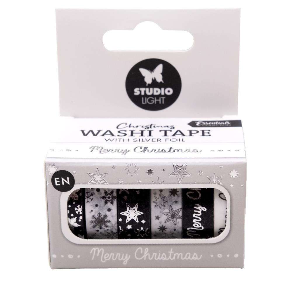 Studio light - Washi Tape - Silver Foil