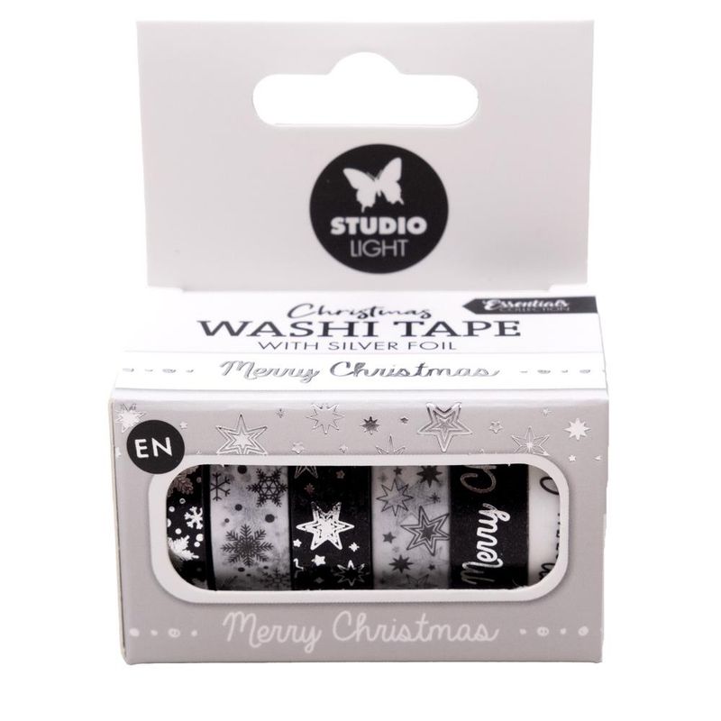 Studio light - Washi Tape - Silver Foil