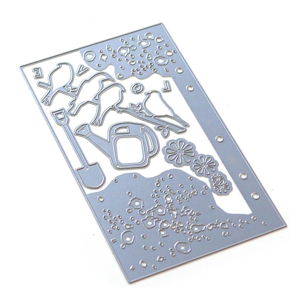 Elizabeth Craft Designs - Metal Die Set - Planner Essentials 38 - Splatter Page
