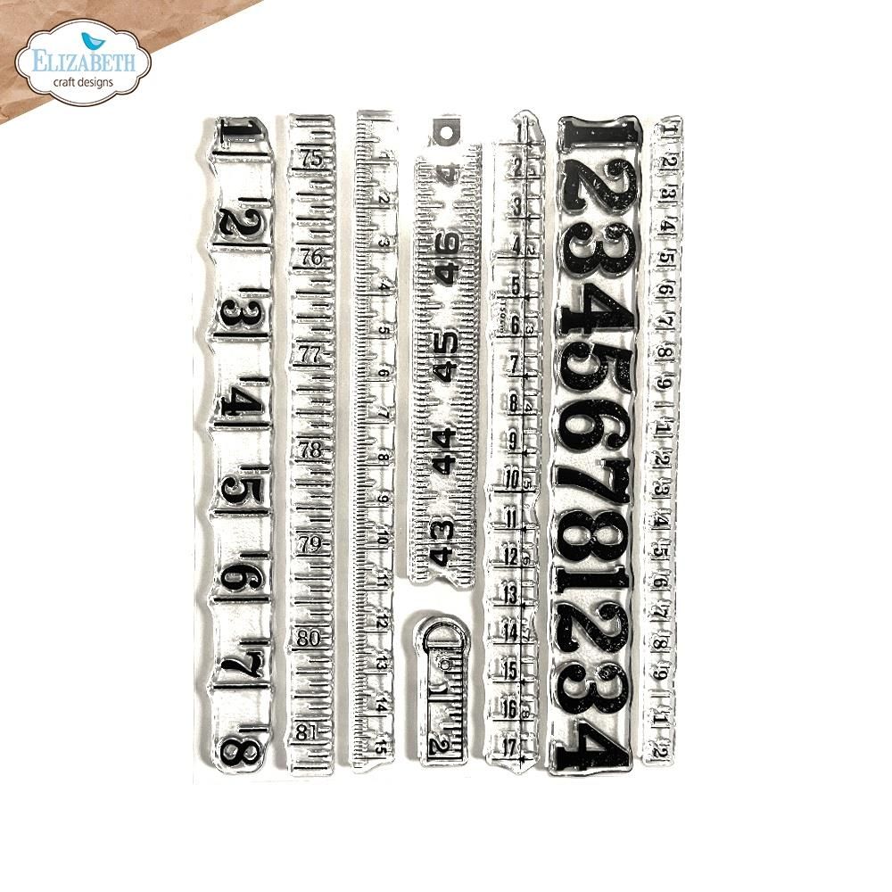 Elizabeth Craft Designs - Clear Stamps - Measurements