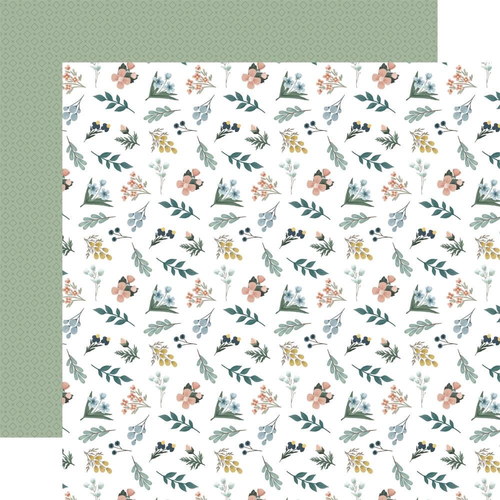 Carta Bella - Winter Wonderland - 12&quot;x12&quot; double-sided Paper - Snow Day Stems