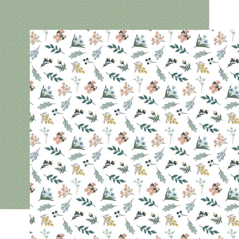 Carta Bella - Winter Wonderland - 12&quot;x12&quot; double-sided Paper - Snow Day Stems