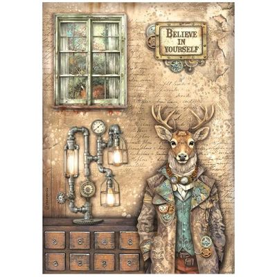 Stamperia - Alterego - A4 Rice Paper - Deer