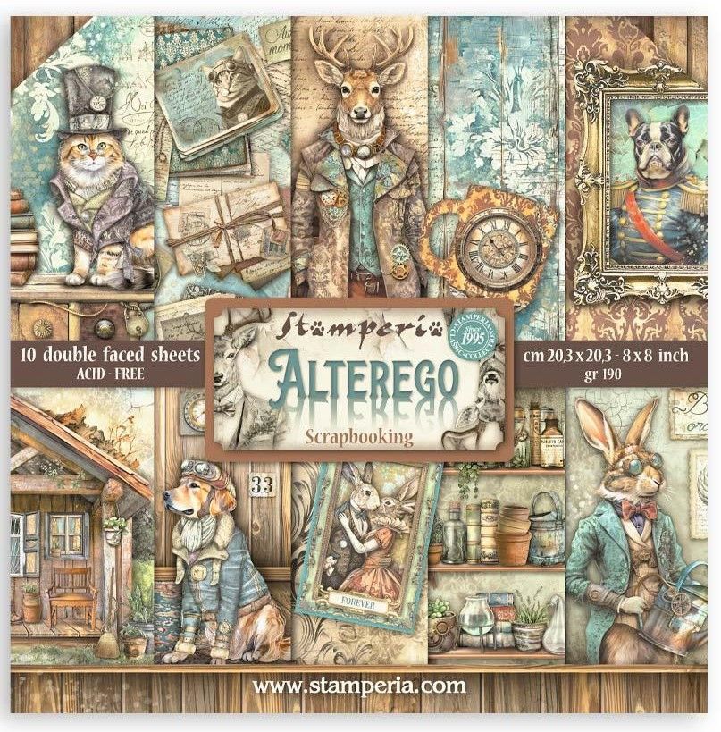 Stamperia - Alterego - 8&quot;x8&quot; Double-sided Paper Pad