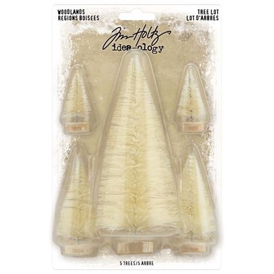 Tim Holtz - Idea-ology - Woodlands - Tree Lot - 1.5&quot; To 5&quot;
