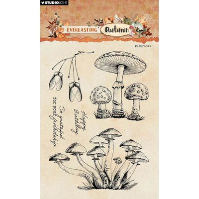 Studio Light - Clear Stamp Set - Everlasting Autumn - Mushrooms