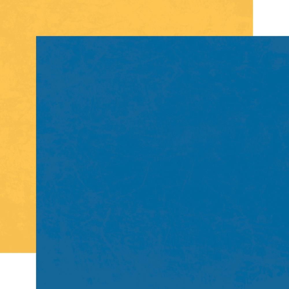 Carta Bella - Back to School - 12&quot;x12&quot; Double-sided Paper - Blue/Yellow