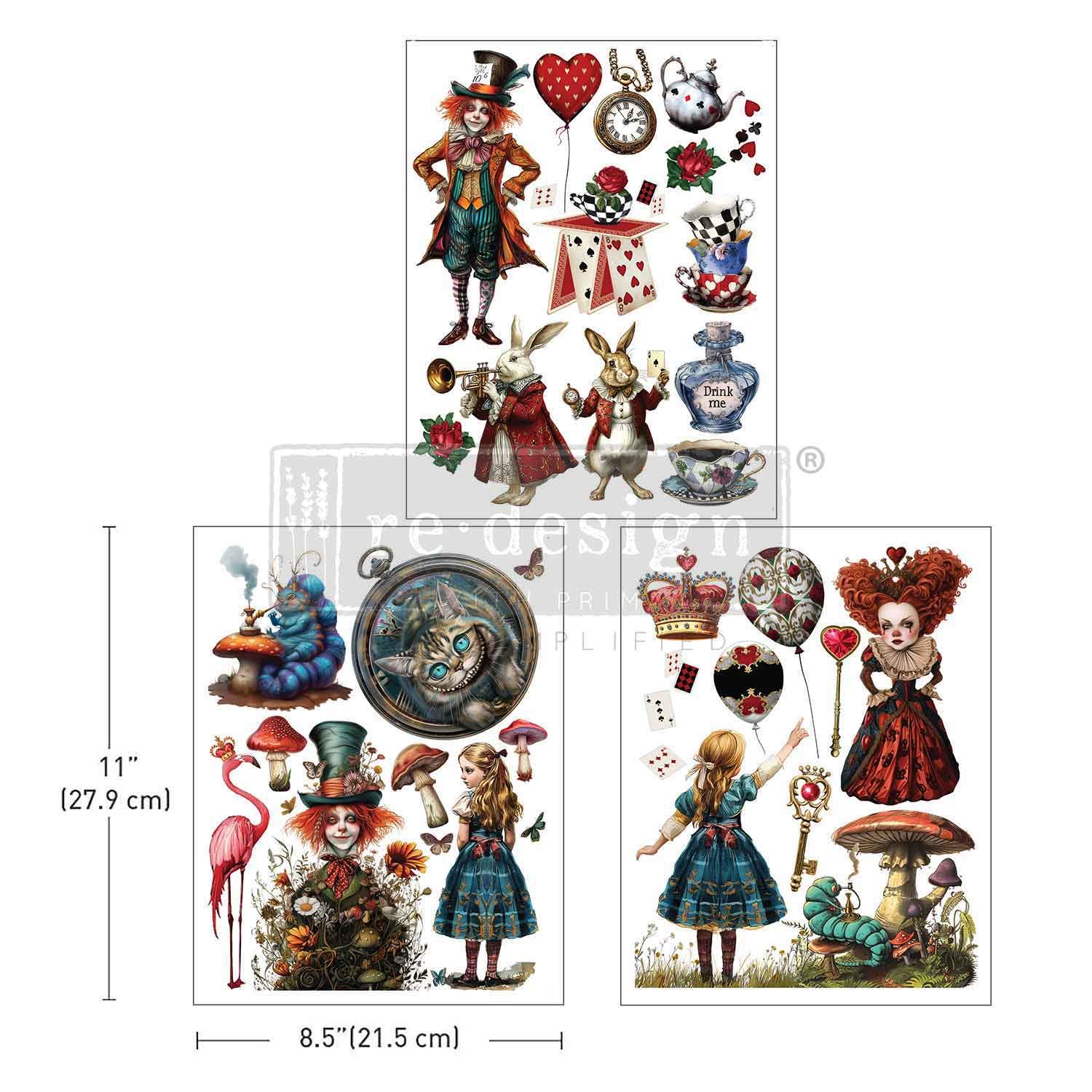 Prima Marketing - Re-Design - Middy Decor Transfer - Whimsical Realm