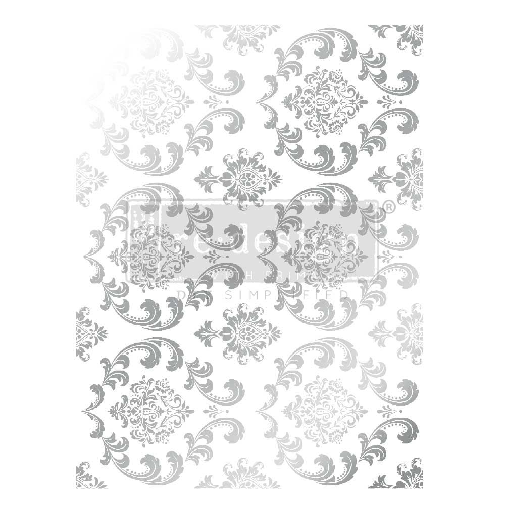 Prima Marketing - Re-Design - Decor Transfer - Silver House of Damask