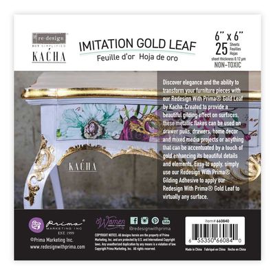 Prima Marketing - Re-Design - Imitation Gold Leaf - 25 sheets