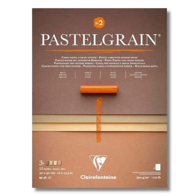 PastelGrain - #2 Earth Colours - Block 30 x 40cm
