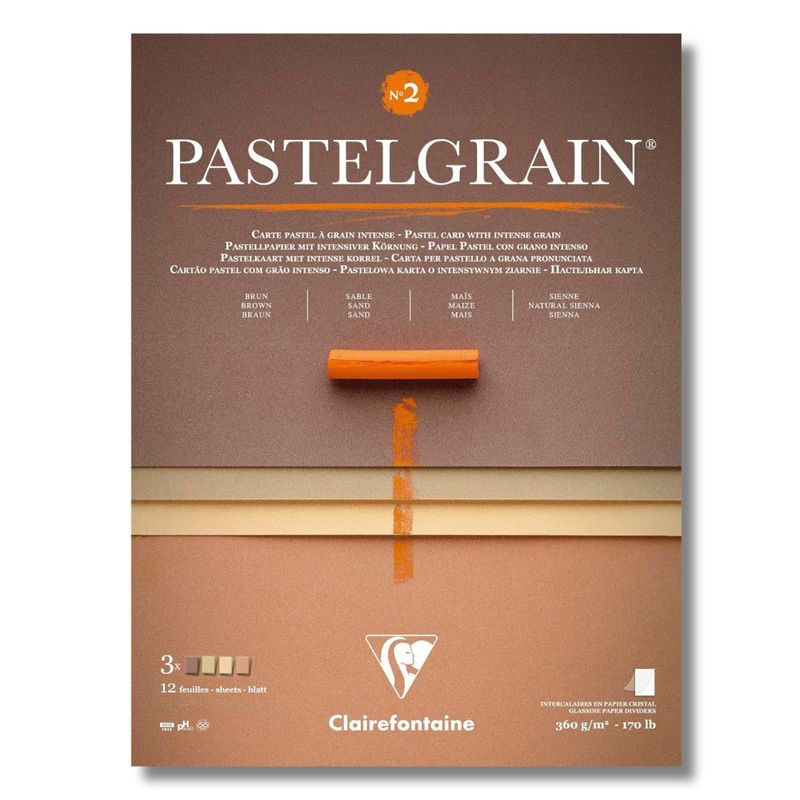 PastelGrain - #2 Earth Colours - Block 24x30cm