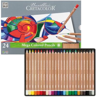 Cretacolor - Studio Mega Coloured Pencil Set of 24