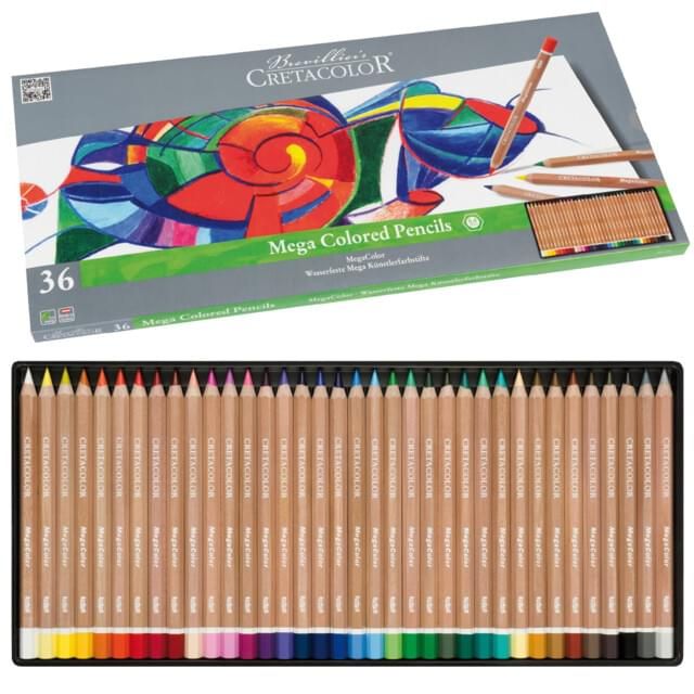 Cretacolor - Studio Mega Coloured Pencil Set of 36