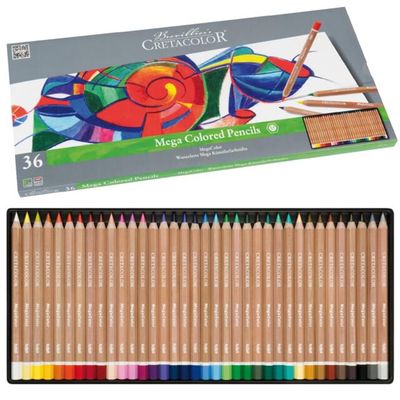 Cretacolor - Studio Mega Coloured Pencil Set of 36